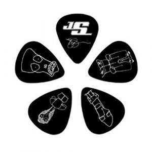 Planet Waves D'ADDARIO AND CO JOE SATRIANI GUITAR PICKS BLACK 10 PACK HEAVY