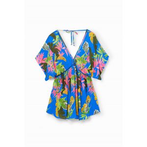 Desigual Robe chemise femme Tropical Party