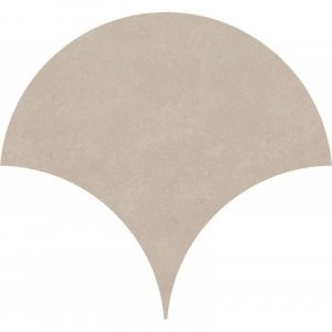 NASSAU TULUM CREMA - Carrelage décor écaille de poisson aspect béton CREME