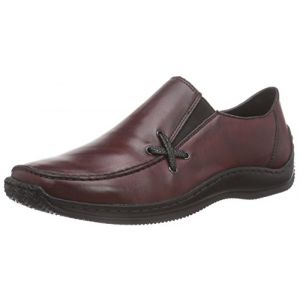 Rieker L1783, Mocassins Femme, Rouge