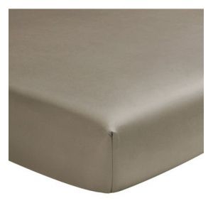 Image de Alexandre Turpault Drap housse en satin de coton prune 160x200