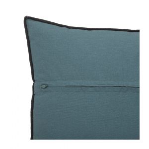 Coussin Déco "Linah" 45x45cm Bleu Canard Prix