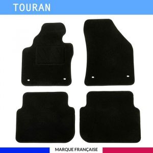 Autosweet - Tapis de voiture - Sur Mesure pour touran (2003 - 2015) - 4 pi&egrave;ces - Tapis de sol antid&eacute;rapant pour automobile