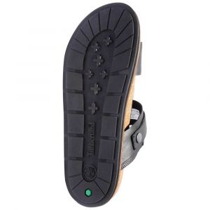 Timberland Amalfi Vibes 2 Band, Sandales Homme, Noir Black Leather, 44 EU