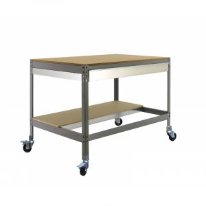 Table de travail mobile grise BT0 Box SimonRack