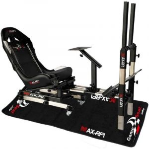 Blade Simulateur de course GameSeat PRO+ cockpit réglable Rally F1 avec support TV/moniteur