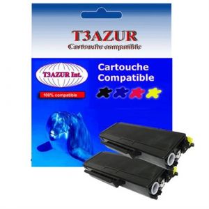 T3Azur 2 Toners Laser compatibles pour Brot r DCP8060, DCP8065DN, TN3170, TN3280 T3AZUR