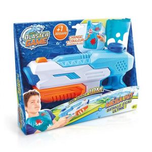 Canal Toys Super Blaster Game - Compact Kit 1 pistolet à eau et 1 dossard - Jeux de Bataille d'eau - A partir de 4 ans