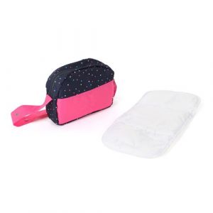 Bayer Chic Sac &Agrave; Langer Pour Poup&eacute;es Rose &Agrave; Pois