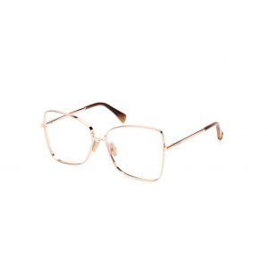 Max Mara Femme MM5140 028 Montures optiques Métal Or Pilote Normale