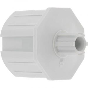 Cyclingcolors Embout tube volet roulant octogonal PVC Fen&ecirc;tre tube octogonal de 60 mm sortie crabot de 20 mm m&acirc;le et &Oslash; 12 mm