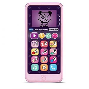 Vtech T&eacute;l&eacute;phone interactif Emoti'Fun Rose
