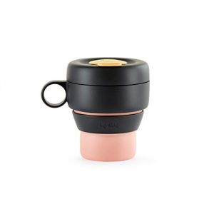 Lékué SL Mug To Go rétractable en Silicone - Corail
