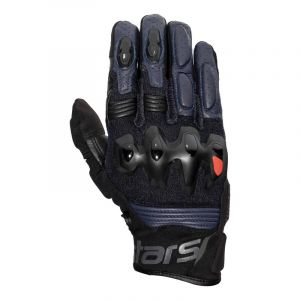 Alpinestars Gants cuir/textile Halo bleu foncé/noir- XXL