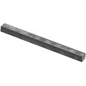Duval Tige carrée lisse 7mm de longueur 1000mm en acier brut - 34-1001-4700