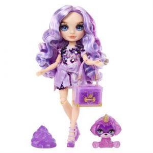 Rainbow high Poupée Mannequin avec Kit de Slime et Animal de Compagnie Poupée Paille