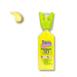 Diam's Peinture - 3D - Jaune Brillant - 37 ml