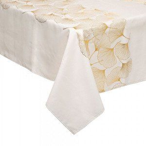 Image de Nappe rectangulaire (L240 cm) Ginko Blanc