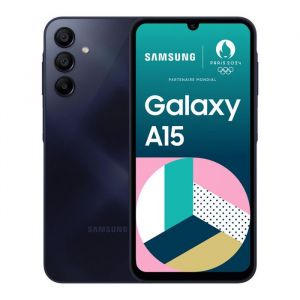 Samsung Galaxy A15 4G Bleu Nuit 8Go Ram 256Go SM-A155F
