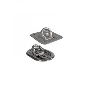 Kerbl 37603 Point d'arrimage galvanisé 1135/2270 kg 114 x 124 mm