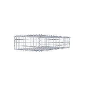 Gabion 100 cm x 20 cm x 50 cm (L x H x P), maille 5 cm x 5 cm, spirale