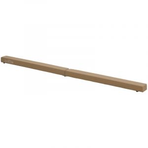 Homcom Poutre de gymnastique - pliable - 210 cm - antid&eacute;rapant - pour entra&icirc;nement &agrave; l'&eacute;quilibre - marron