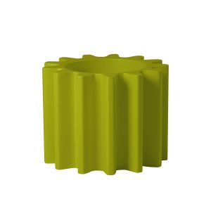 Slide Pot de fleurs Gear vert en matière plastique