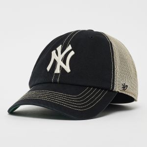 47 Brand Clean Up Trawler Mlb New York Yankees, Casquettes trucker, Femme, black/beige, Taille: one size, tailles disponibles:one size - Couleur Noir,Beige - Taille one size