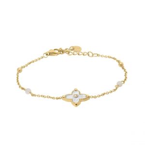 Pierre Lannier Bracelet Femme Bijoux Rubya - BJ23A1201 Acier Doré