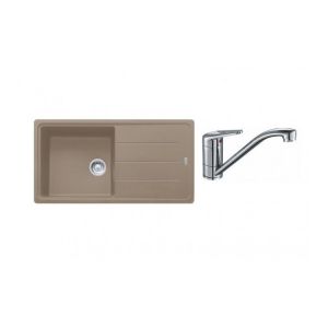 Image de Franke PACK Basis BFG611-XL + Mitigeur Novara Plus à bec - Coloris : Oyster