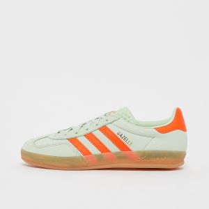 Adidas Gazelle Indoor W linen green/solar orange/GUM 3 Originals, Footwear, linen green/solar orange/GUM 3, taille: 37 1/3 - Couleur Vert - Taille 37 1/3