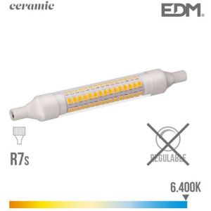 Image de Tresice France Ampoule lin&eacute;aire led 118 mm r7s 9w 1100 lm 6400k lumi&egrave;re froide base c&eacute;ramic edm