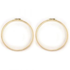 Graine Créative 2 tambours à broder en bois Ø 10 cm
