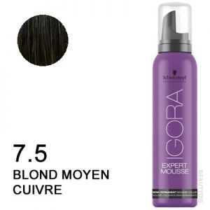 Schwarzkopf Igora Expert Mousse 7-5 Blond moyen cuivré