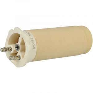 Vhbw &Eacute;l&eacute;ment chauffant remplacement pour Leister 103.604 pour pistolet soudeur &agrave; air chaud - 2100 W, Noyau en c&eacute;ramique, 3,2 x 9,2 cm