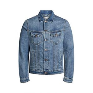 Jack & Jones Blouson en jean coupe droite en coton stone