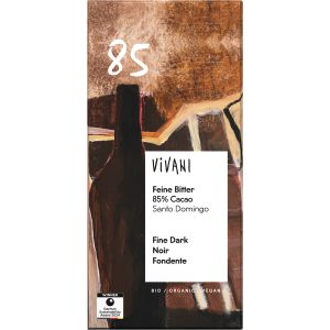 Vivani Tablette chocolat noir 85% Saint Domingue bio 80g