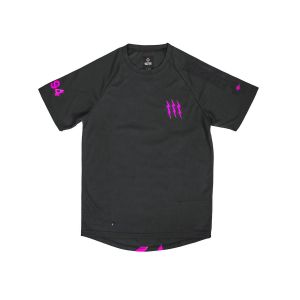 Muc-Off Maillot manches courtes muc off riders jersey gris fonce l