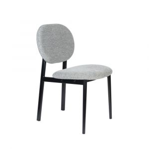 Zuiver SPIKE - Chaise en tissu - Gris clair