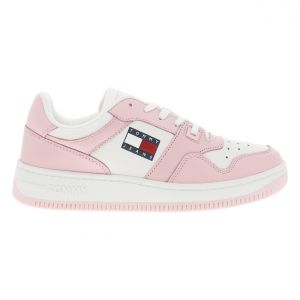 Tommy Jeans Chaussures style baskets basses avec logo et semelle épaisse Rose - Taille 37