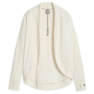 Puma Cardigan Long De Yoga Studio Unwind Femme, pointure Medium - Blanc - Taille Medium