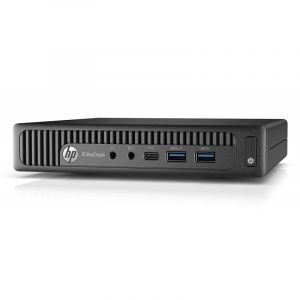 HP Ordinateur de bureau EliteDesk 800 G2 DM - Linux - 16Go - 256Go SSD - Intel Core i5 - 16 - 256 - Ubuntu Linux