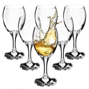 KADAX Verres à vin blanc 6 pièces 200 ml Ensemble de verres
