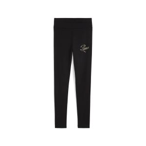 Puma Collants essentials script taille haute fille noir