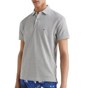 Tommy Hilfiger Polo regular fit à manches courtes Gris - Taille 2