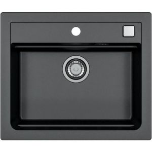 Evier a encastrer Granit 1 bac 59 50 cm ATROX STRADOUR