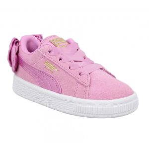 Puma Chaussures enfant Suede Bow AC Inf rose - Taille 25,26
