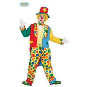 D?Guisement De Clown ? Pois Pour Homme (Taille L)