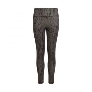 Adidas Girl's AOP Opt Tight - Legging taille 164, gris