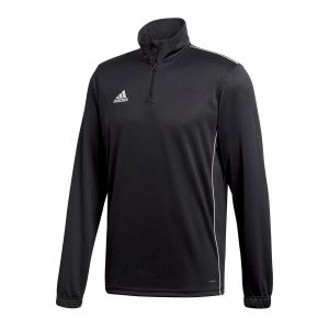 Adidas Core 18 Training Top Sweat-Shirt Homme, Noir/Blanc, FR : S (Taille Fabricant : S)